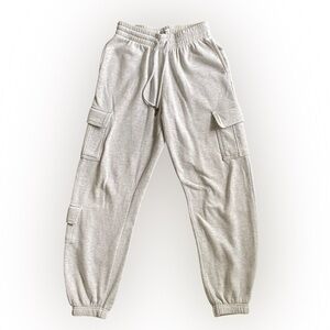 2/$20 Refuge Light Gray Cargo Jogger Pants S
